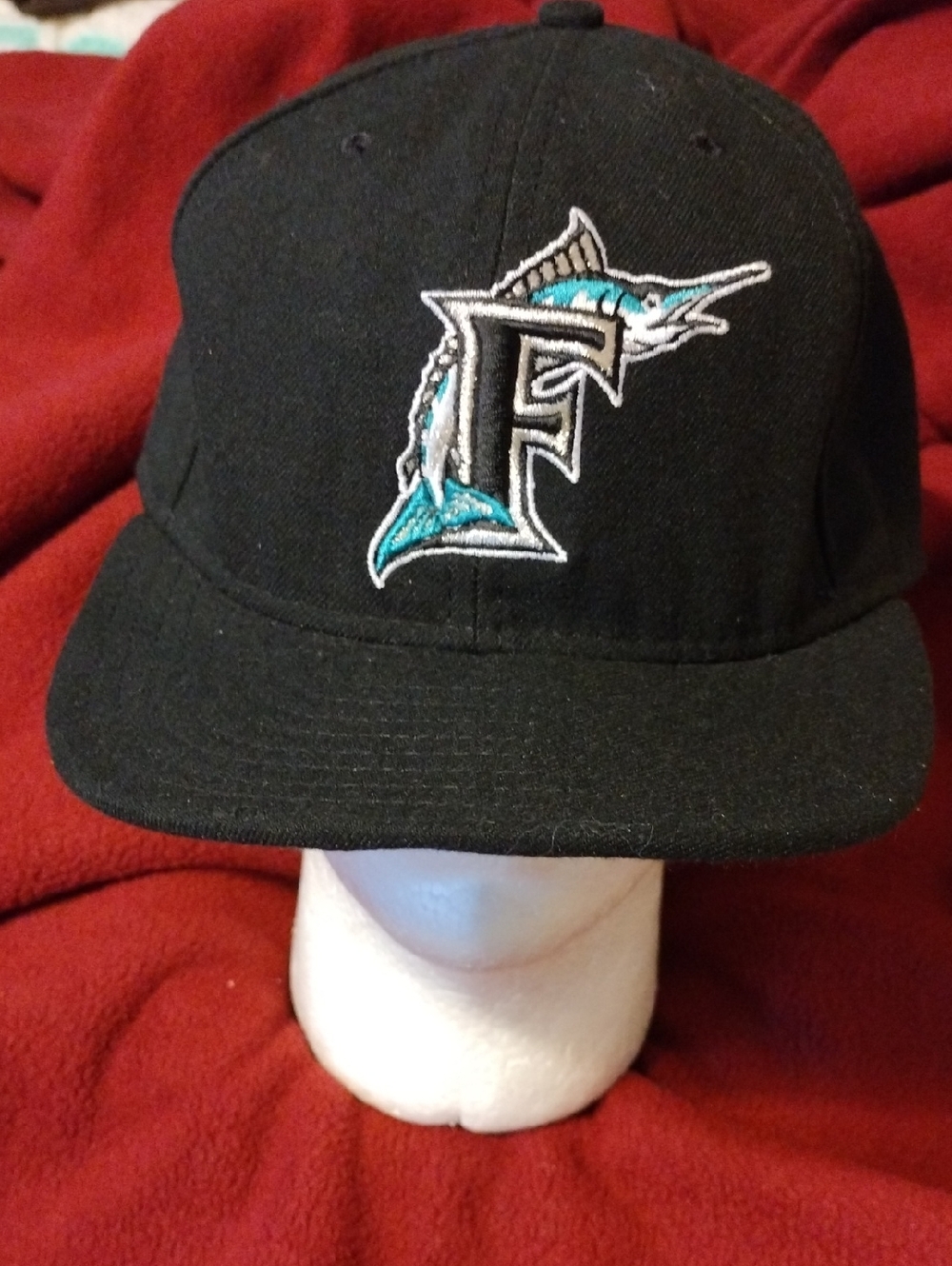 Vintage Florida Marlins 59Fifty Authentic New Era Cap. Made USA.  Size 8.